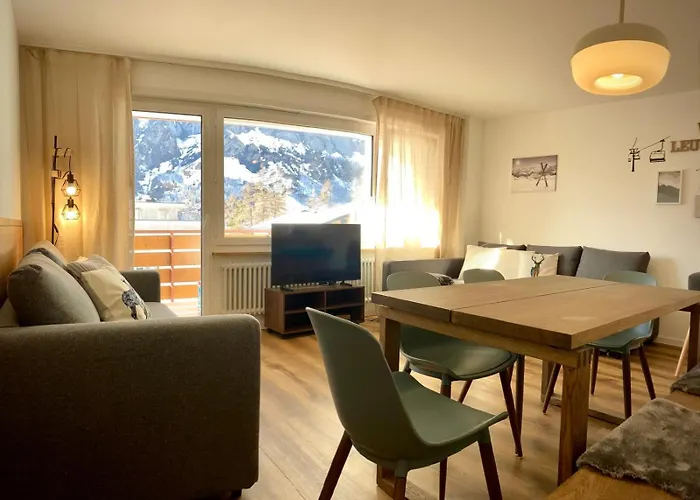 Large 1 Bedroom - Free Parking - Dream Views- Appartement Leukerbad